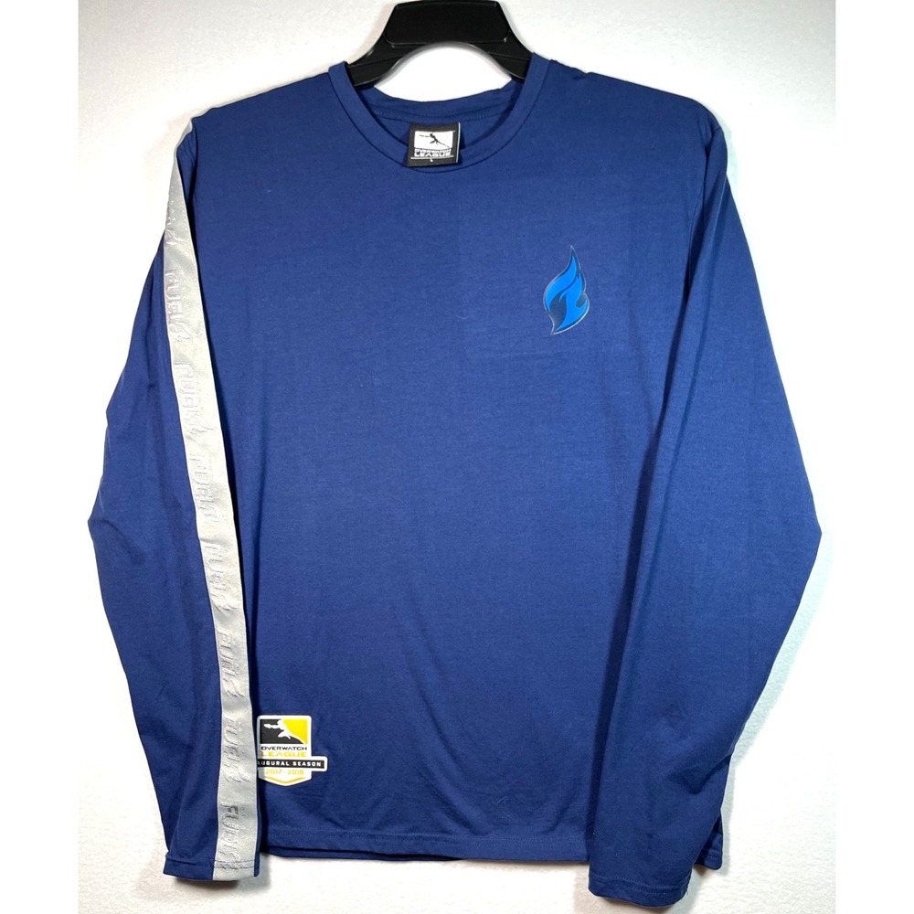 Overwatch League Dallas Fuel Long Sleeve Unisex Men Large Fanatics 2017-2018